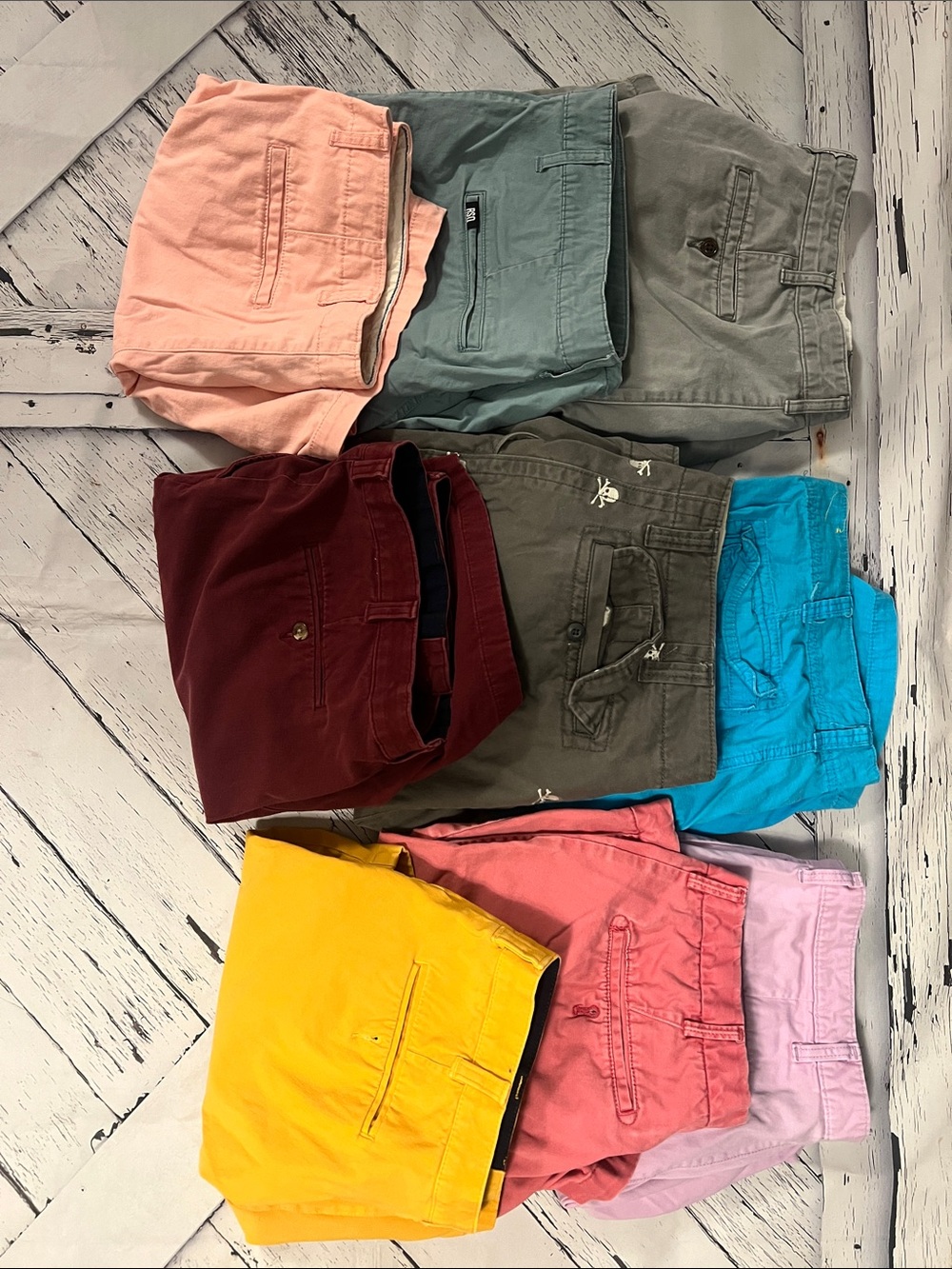 9 pairs of men’s shorts mostly size 38